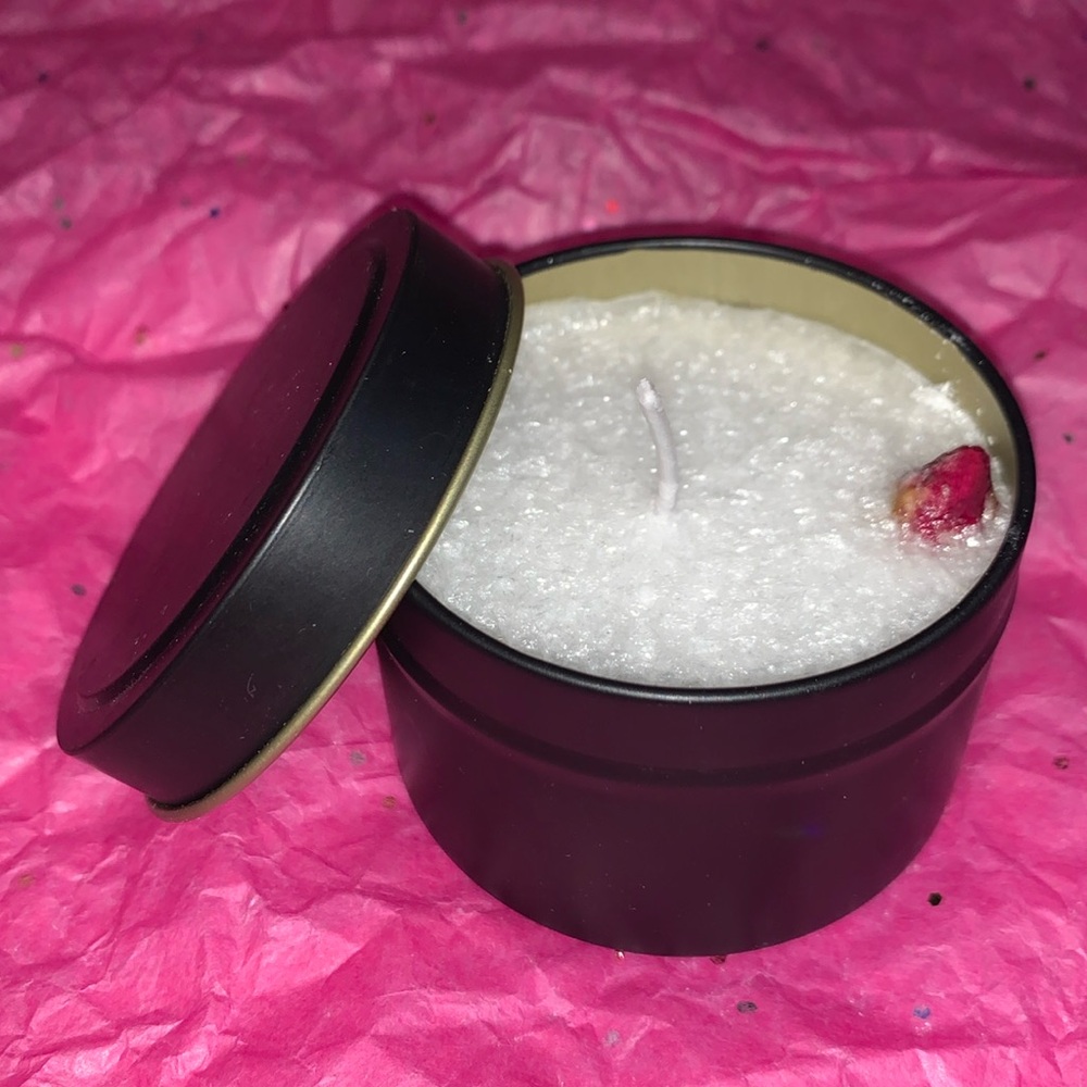 New Rose sented ice wax candle